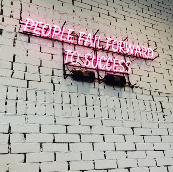 People Fail Forward to success - Fail Fast